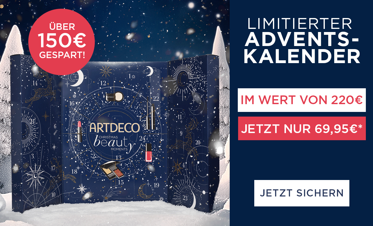 ARTDECO Adventskalender für nur 69,95€ statt 220€.