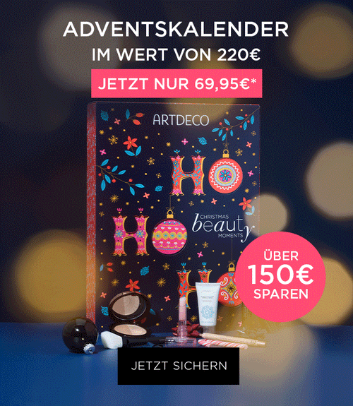 Jetzt sichern & 150€ auf unseren limitierten ARTDECO Adventskalender sichern