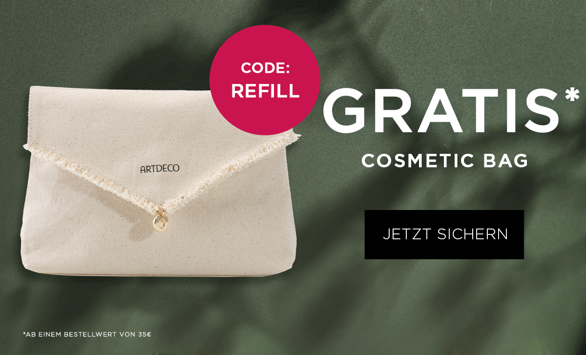 Sichere Dir die gratis Kosmetiktasche ab einem MBW von 35€