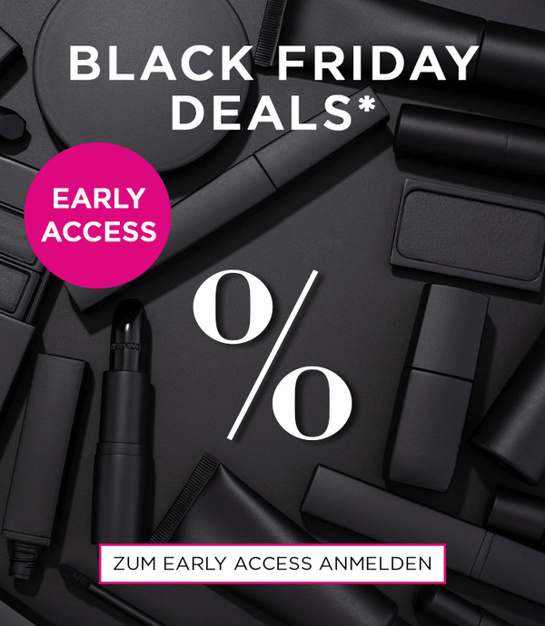 Black Friday Beauty Deals mit Early Access – Rabattaktion Banner
