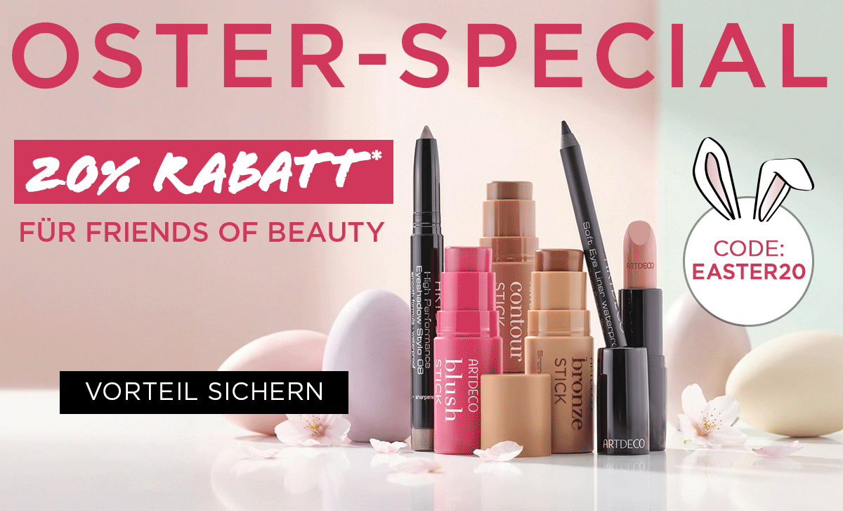 Oster-Special für Friends of Beauty | 20% Rabatt sichern mit dem Code EASTER20