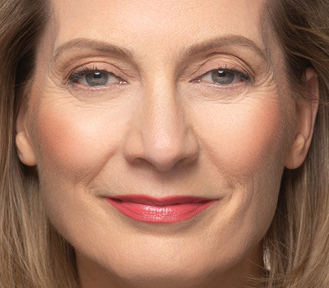 Nachher Ansicht mit Make-up in der Mobilen Variante