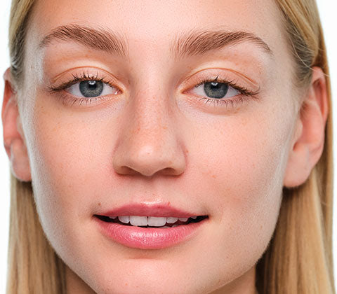 Vorher Ergebnis des Schminktipps "Natürliches Make-up"