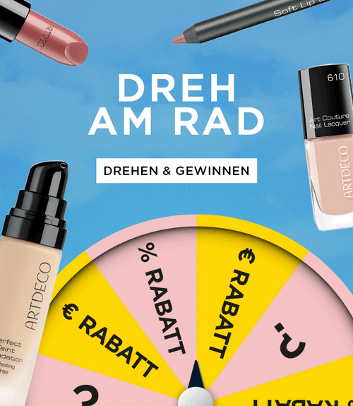 Drehe am Glücksrad und spare bis zu 20% Rabatt.