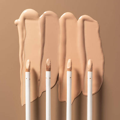 4 Farben des Long-Wear Concealer Waterproof mit Textur Swatch