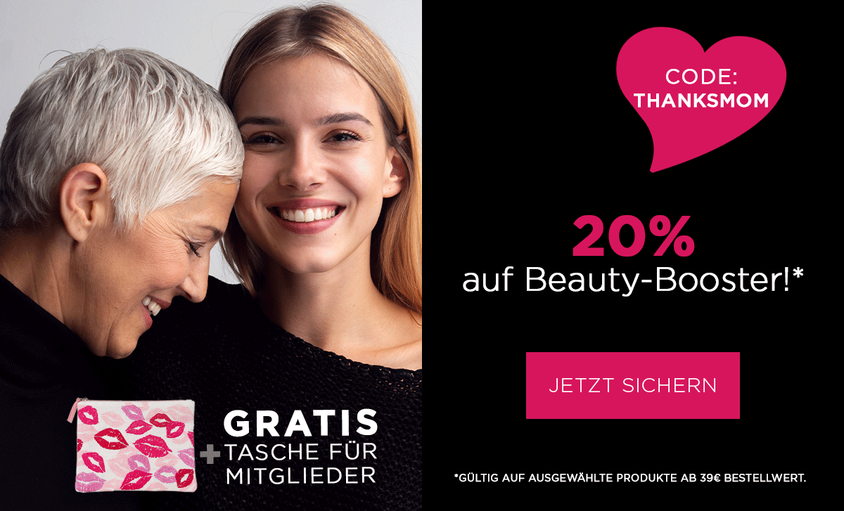 20% Rabatt zum Muttertag ab 39€ Bestellwert
