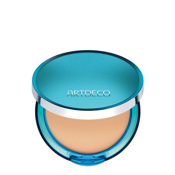 Produktbild der halbgeöffneten Sun Protection Powder Foundation N°90