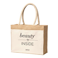 Jute Tragetasche | JUTE BAG  WITH CANVAS POCKET